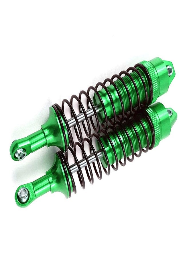 UURCSKY Aluminum Front&Rear Shocks Absorber Assembled for 1/10 Slash 4x4 4WD 2WD Rustler VXL Stampede RC Car Upgrade Part 4PCS/set (Green) - Image 5